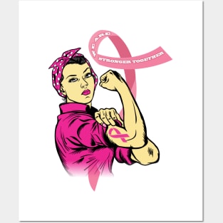 We Are Stronger Together-Ms Rosie The Riveter Posters and Art